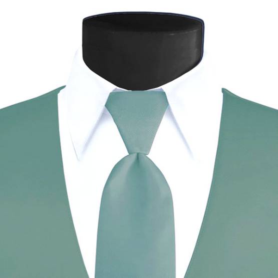 Men's Larr Brio Modern Solid Long Tie - Meadow