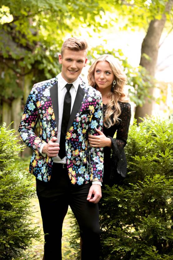 Marley Floral Print Jacket – Slim Fit