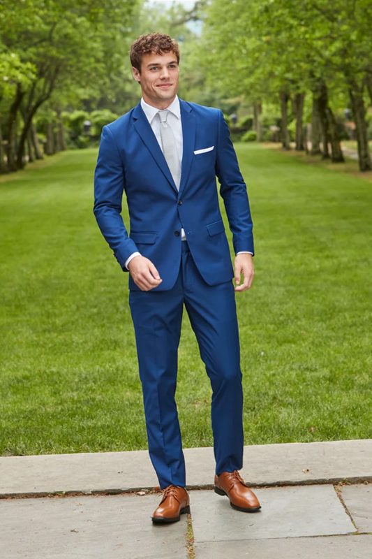 Couture 1910 Men’s Power Stretch Suit - Cobalt - Image 2