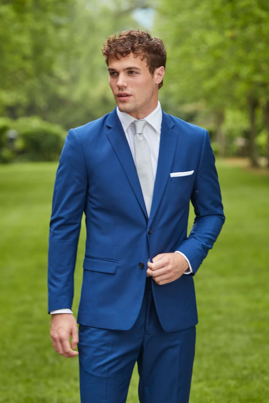 Couture 1910 Men’s Power Stretch Suit - Cobalt