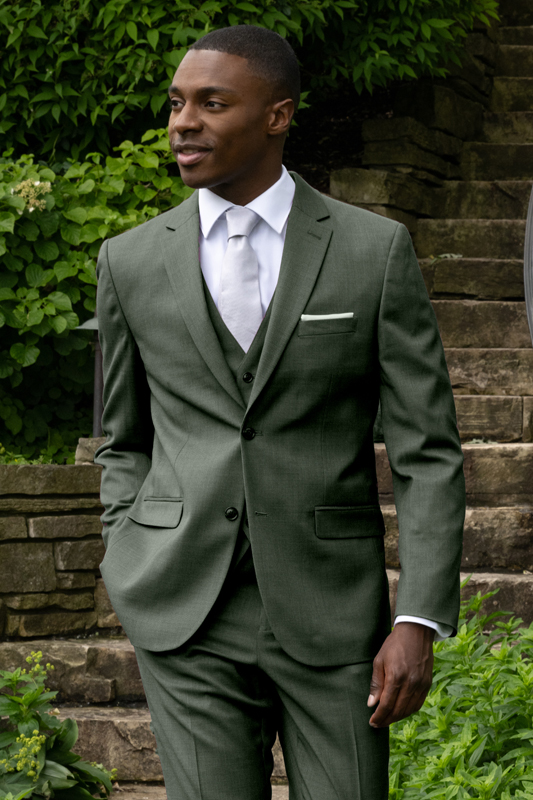 Couture 1910 Men’s Power Stretch Suit - Forest