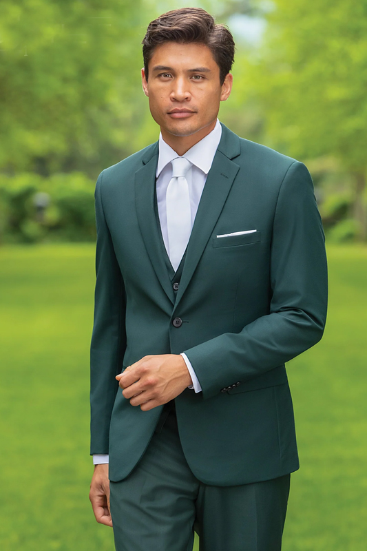 Couture 1910 Men’s Power Stretch Suit - Green