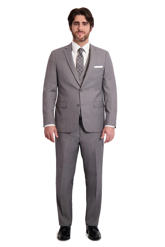 Couture 1910 Men’s Power Stretch Suit - Grey