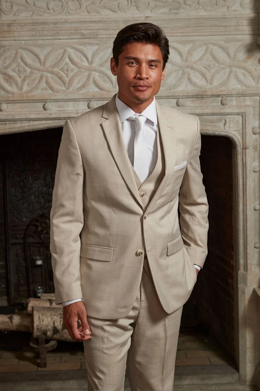 Couture 1910 Men’s Power Stretch Suit - Tan