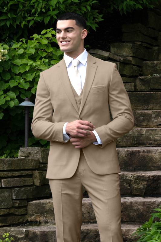 Couture 1910 Men’s Power Stretch Suit - Taupe