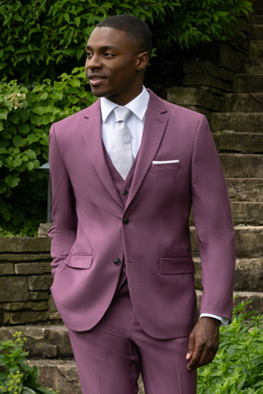 Couture 1910 Men’s Power Stretch Suit - Violet