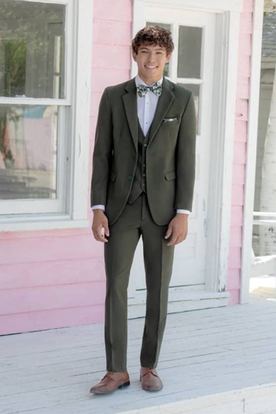 Larr Brio OD Green Metro Suit