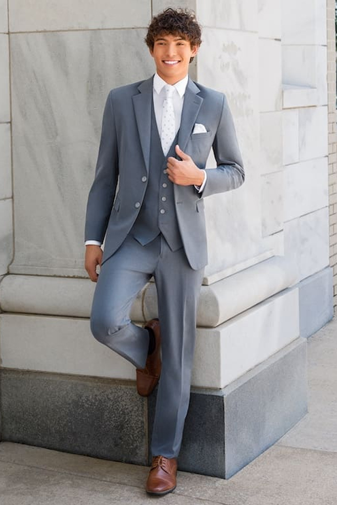 Larr Brio Slate Blue Metro Suit